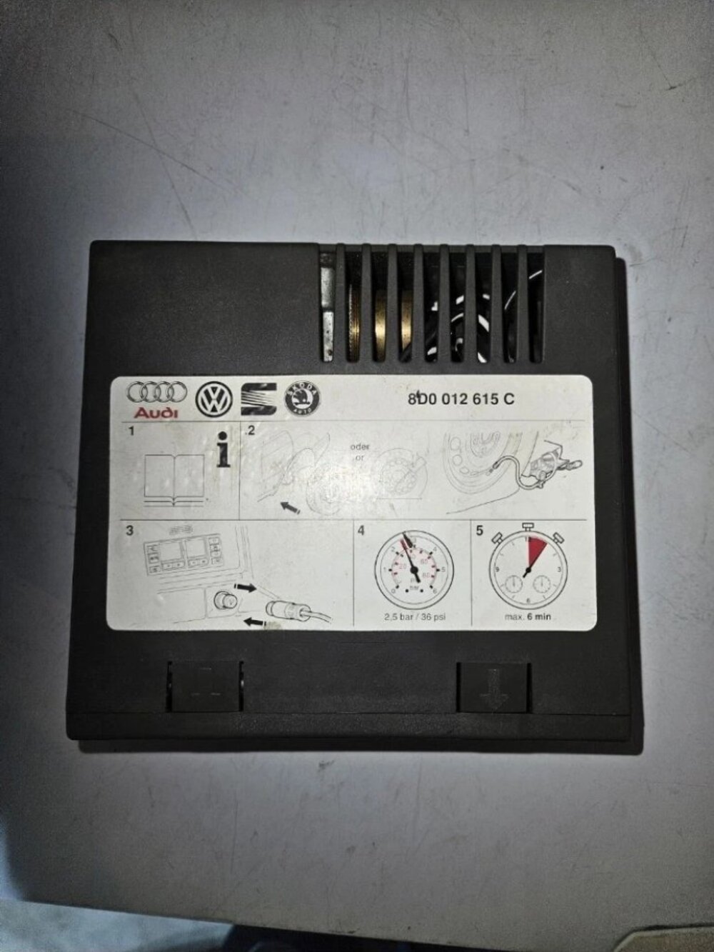 2007-2024 AUDI A4 A5 A6 A7 A8 Q3 Q5 Q7 Q8 S4 S5 S6 TIRE AIR COMPRESSOR PUMP OEM